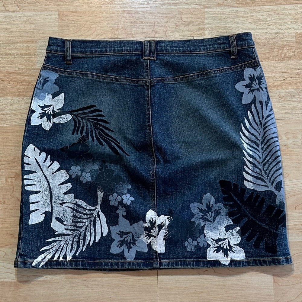 *Women’s Venezia Denim Mini Skirt Sz 16 - Picture 3 of 4